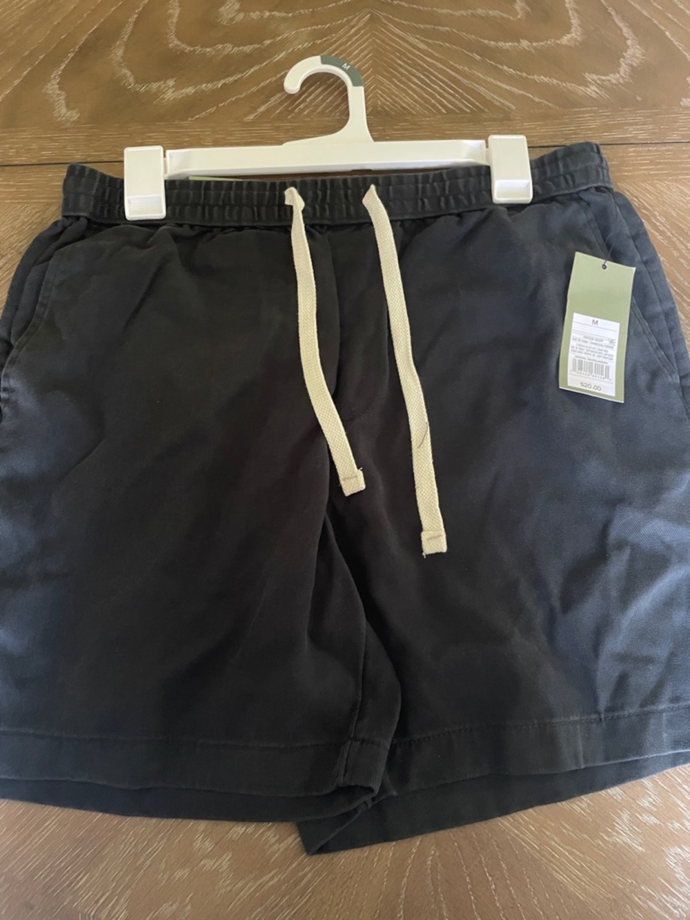 Men's Goodfellow charcoal Pull- on shorts (m) Charcoal,